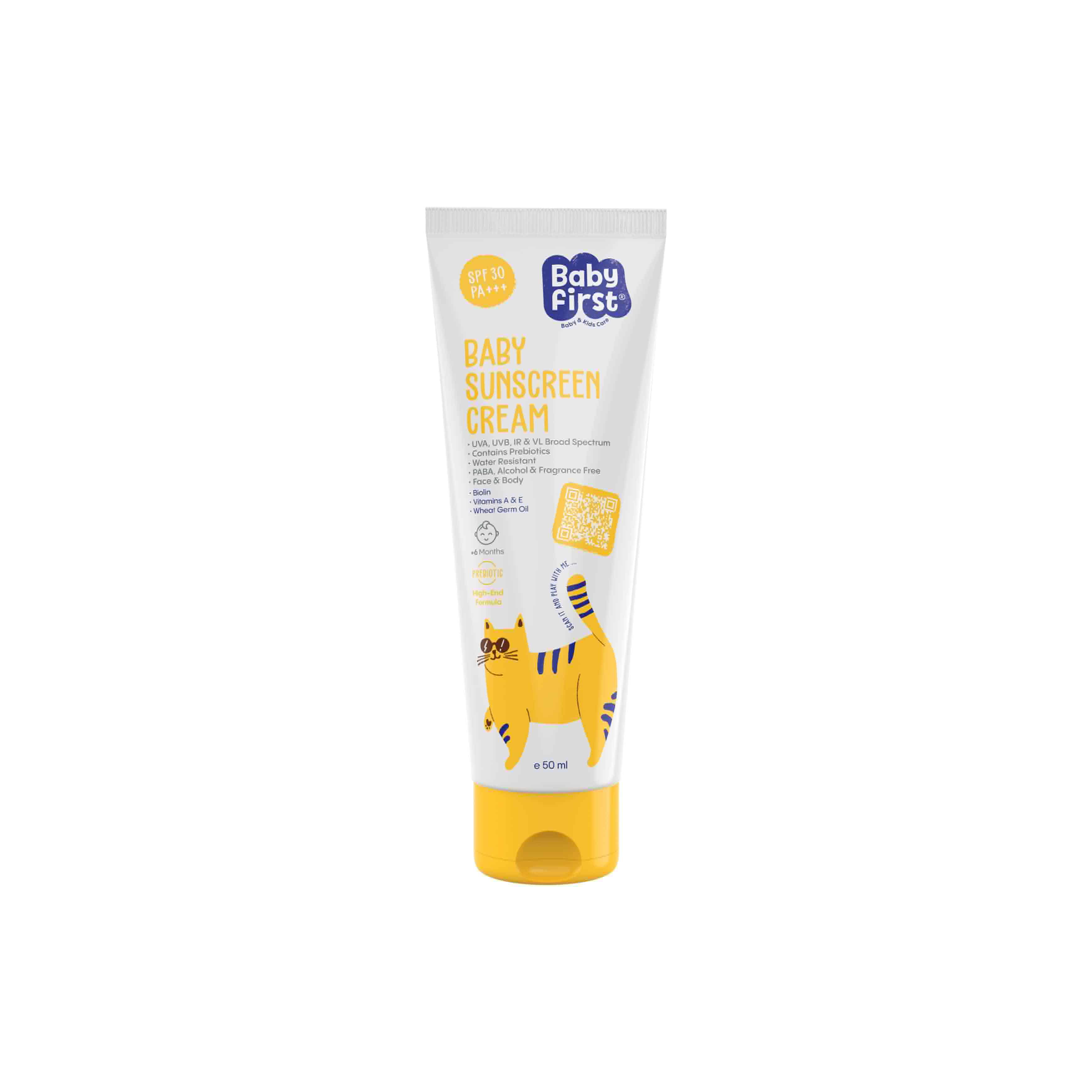 کرم ضد آفتاب کودکان SPF 30 بیبی فرست