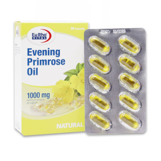 کپسول ژلاتینی روغن گل مغربی یوروویتال 1000 میلی گرمی بسته 30 عددی